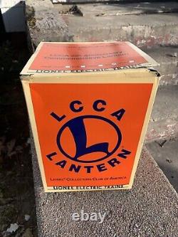 Lionel LCCA 25th Anniversary Railroad Lantern WithRed Cast Globe