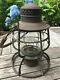 Long Island Railroad LIRR Tall Armspear Lantern with Pennsy Etched Globe
