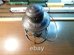 Long Island Railroad Lantern Armspear Man'fg Co. New York L. I. R. R. 1891