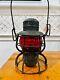 Louisville & Nashville Railroad Lantern withred stamped globe L&NRR L&N with wick