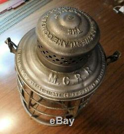 MICHIGAN CENTRAL RAILROAD Lantern A&W COMPANY The ADAMS 1886 M. C. R. R