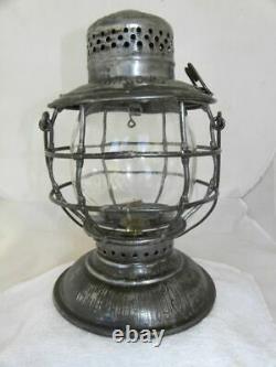 MISSOURI KANSAS & TEXAS RAILROAD LANTERN MK&TRY Etched Globe