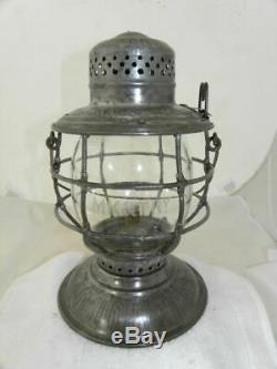 MISSOURI KANSAS & TEXAS RAILROAD LANTERN MK&TRY Etched Globe