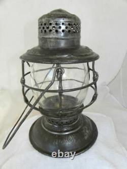 MISSOURI KANSAS & TEXAS RAILROAD LANTERN MK&TRY Etched Globe