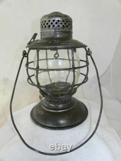 MISSOURI KANSAS & TEXAS RAILROAD LANTERN MK&TRY Etched Globe