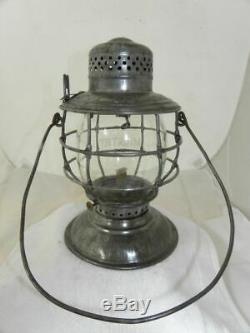 MISSOURI KANSAS & TEXAS RAILROAD LANTERN MK&TRY Etched Globe