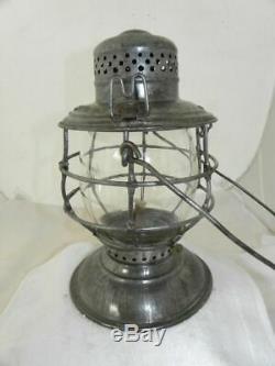 MISSOURI KANSAS & TEXAS RAILROAD LANTERN MK&TRY Etched Globe