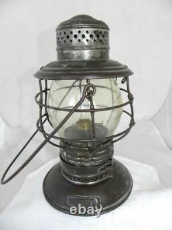 MISSOURI PACIFIC RAILROAD LANTERN Clear Cast MP Lantern Globe