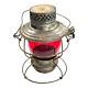 MO. PAC Handlan St. Louis Railroad Lantern with Red Globe