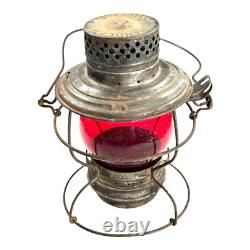 MO. PAC Handlan St. Louis Railroad Lantern with Red Globe