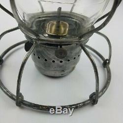 MOPAC Railroad Lantern Handlan St Louis Clear Globe With M. P. On Glass Rare
