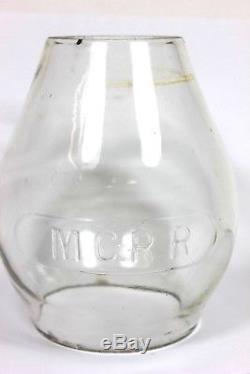 Michigan Central Railroad Lantern embossed M. C. R. R. Globe -Stamped # 24097
