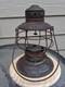Missouri Pacific Handlan Buck Brass-Top Bell-Bottom Railroad Lantern Frame