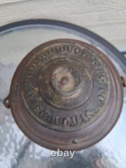 Missouri Pacific Handlan Buck Brass-Top Bell-Bottom Railroad Lantern Frame