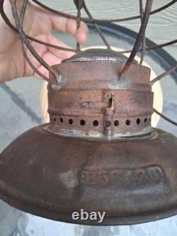 Missouri Pacific Handlan Buck Brass-Top Bell-Bottom Railroad Lantern Frame