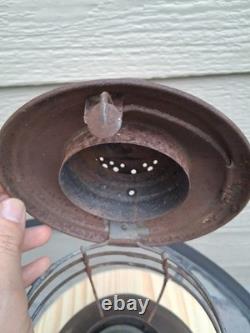 Missouri Pacific Handlan Buck Brass-Top Bell-Bottom Railroad Lantern Frame