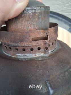 Missouri Pacific Handlan Buck Brass-Top Bell-Bottom Railroad Lantern Frame