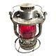 N. Y. C. S. Dietz Vesta Railroad Lantern with Red Globe Dietz New York USA