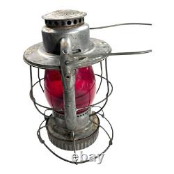 N. Y. C. S. Dietz Vesta Railroad Lantern with Red Globe Dietz New York USA