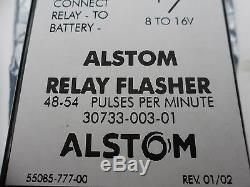 NEW Alstom Relay flasher railroad signal relay 30733-003-01 48-54 Pulse PM 8-16V