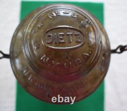 NEW YORK CENTRAL (NYC) RAILROAD DIETZ No. 6 B-B LANTERN with RED EMBOSSED GLOBE