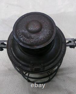 NEW YORK-CHICAGO-PHILA Pat 1908 ADAMS & WESTLAKE CO RAILROAD LANTERN