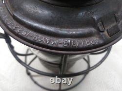 NEW YORK-CHICAGO-PHILA Pat 1908 ADAMS & WESTLAKE CO RAILROAD LANTERN