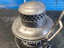 NICE ADLAKE KERO KANSAS CITY SOUTHERN RY RAILROAD LANTERN WithETCHED(KCSRY) GLOBE