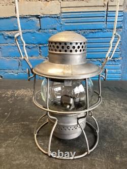 NICE ADLAKE KERO KANSAS CITY SOUTHERN RY RAILROAD LANTERN WithETCHED(KCSRY) GLOBE
