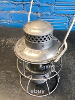 NICE ADLAKE KERO KANSAS CITY SOUTHERN RY RAILROAD LANTERN WithETCHED(KCSRY) GLOBE