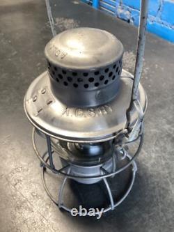 NICE ADLAKE KERO KANSAS CITY SOUTHERN RY RAILROAD LANTERN WithETCHED(KCSRY) GLOBE