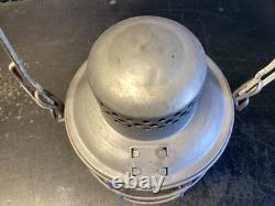 NICE ADLAKE KERO RAILROAD LANTERN WithETCHED (T&N) TEXAS & NORTHERN RED Cnx GLOBE