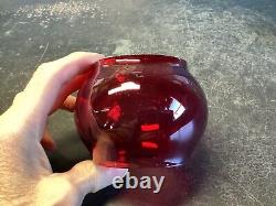 NICE ADLAKE KERO RAILROAD LANTERN WithETCHED (T&N) TEXAS & NORTHERN RED Cnx GLOBE