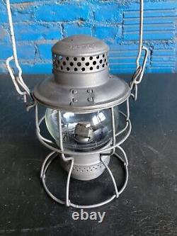 NICE ADLAKE KERO S. P. &S. SPOKANE PORTLAND&SEATTLE RAILROAD LANTERN WithCLEAR GLOBE