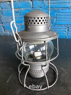 NICE ADLAKE KERO S. P. &S. SPOKANE PORTLAND&SEATTLE RAILROAD LANTERN WithCLEAR GLOBE