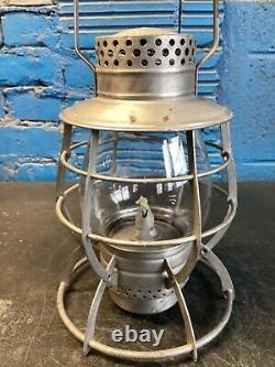 NICE DIETZ NO. 39 LANTERN WithGROUND (C&G-RR) COLUMBUS & GREENVILLE RAILROAD GLOBE