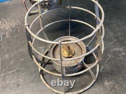 NICE DIETZ No. 39 STEEL CLAD CITY OF NEW YORK RAILROAD/TROLLEY LANTERN WithGLOBE