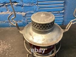 NICE DRESSEL NORFOLK & WESTERN RAILROAD LANTERN WithEMBOSSED (N&W) RED KOPP GLOBE