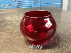 NICE DRESSEL NORFOLK & WESTERN RAILROAD LANTERN WithEMBOSSED (N&W) RED KOPP GLOBE