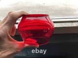 NICE DRESSEL NORFOLK & WESTERN RAILROAD LANTERN WithEMBOSSED (N&W) RED KOPP GLOBE