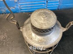 NICE DRESSEL (W. T. CO) WASHINGTON TERMINAL CO. RAILROAD LANTERN WithAMBER GLOBE