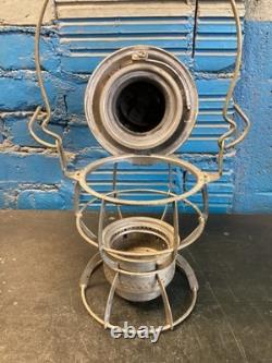 NICE DRESSEL (W. T. CO) WASHINGTON TERMINAL CO. RAILROAD LANTERN WithAMBER GLOBE