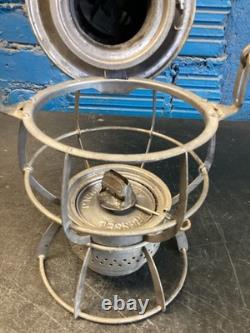 NICE DRESSEL (W. T. CO) WASHINGTON TERMINAL CO. RAILROAD LANTERN WithAMBER GLOBE