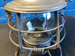 NICE E. T. WRIGHT (G. T. R.)GRAND TRUNK RAILWAY PAT'D 1908 RAILROAD LANTERN WithGLOBE