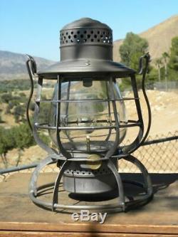 NORTHERN PACIFIC RAILROAD LANTERN Clear Cast NPRR Lantern Globe