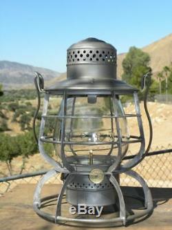 NORTHERN PACIFIC RAILROAD LANTERN Clear Cast NPRR Lantern Globe