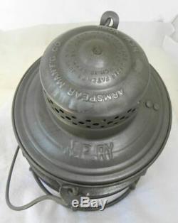 NORTHERN PACIFIC RAILROAD LANTERN Clear Cast NPRR Lantern Globe