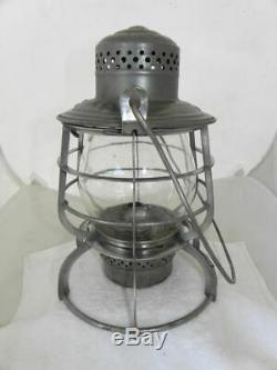 NORTHERN PACIFIC RAILROAD LANTERN Clear Etched NPRy Lantern Globe