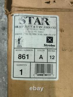 NOS Star Headlight & Lantern Co Model 861 Marker Light Railroad ACME STEEL Co