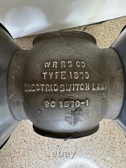 NOS Vintage WRRS Co. MODEL 1870-1 4-Way Railroad Switch Light/Lamp c1950s/1960s